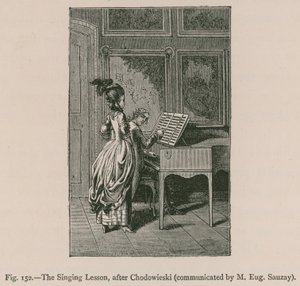 De zangles (naar Chodowieski, gecommuniceerd door M. Eug. Sauzay) door French School