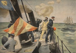 De Spaans-Amerikaanse Oorlog, illustratie uit Le Petit Journal: Supplement illustre, 1898