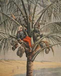 De Spaans-Amerikaanse Oorlog, illustratie uit Le Petit Journal: Supplement illustre, 12 juni 1898 door French School