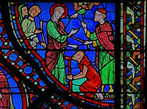 Het St. Jacobus raam: geneest een verlamde
