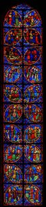 Het St. Johannes de Doper raam door French School