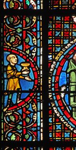 Het raam van Sint-Lubin: schenkers - wijnmakers