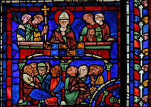 Het Sint-Maartensraam: de heilige predikt door French School