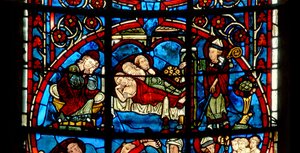 Het St. Nicolaas raam door French School