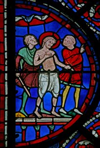 Het Sint-Thomasraam: weggeleid door twee bewakers door French School