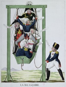 De schommel, karikatuur van Napoleon (1769-1821), ca. 1814