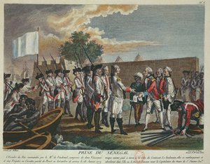 De inname van Senegal door de Fransen in 1779 tijdens de Amerikaanse Onafhankelijkheidsoorlog, 1779