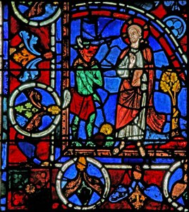 De Verzoeking van Christus in de Wildernis door French School