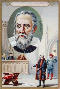 Het proces van Galileo Galilei (1564-1642) in 1633 door French School