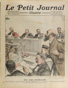Het proces van Henri Desire Landru (1869-1922) uit Le Petit Journal, 20 november 1921