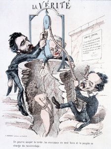 De Waarheid - We kunnen het touw doorsnijden, de stukken zijn goed en de mensen zorgen voor het malen (Thiers, Rochefort en... rond een put)