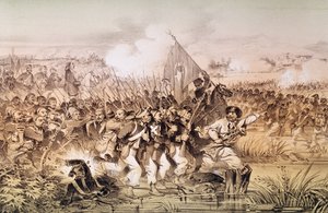 Het Turkse leger onder bevel van Omar Pasha steekt de Ingour over, 6 september 1855
