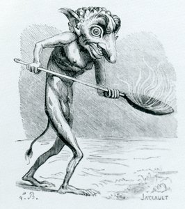 De Ukobach, illustratie uit het Dictionnaire Infernal door Jacques Albin Simon Collin de Plancy door French School