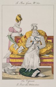 De Damp of De Rekendag, plaat 62 uit Le Bon Genre, 1813 door French School