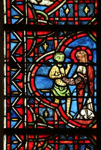 De Maagd Maria haalt het pact van Theophilus terug van de duivel