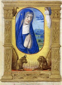 De Maagd Biddend, ca. 1500 door French School