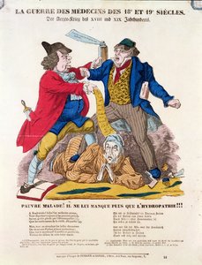 De oorlog van de dokters van de 18e en 19e eeuw, 1854 door French School