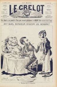 De Wilson-affaire, voorpagina van Le Grelot, 27 november 1887 door French School