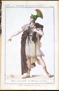 De acteur Philippe in de rol van Romulus
