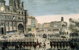 De aanval op het Hôtel de Ville de Paris, 28 juli door French School