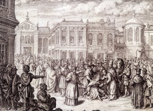 De geboorte van de Pausin Johanna - in 