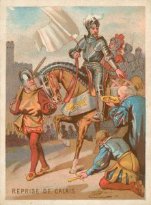 De verovering van Calais door koning Hendrik II van Frankrijk door French School