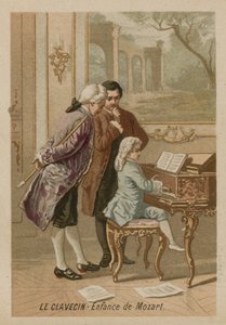 Het klavecimbel: de jeugd van Mozart