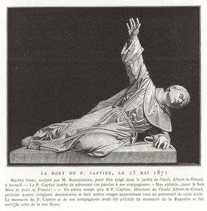 De dood van Pere Captier, 25 mei 1871 door French School