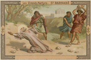 De dood van Sint Barnabas