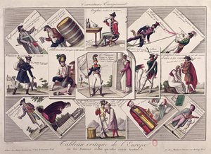 De verschillende volkeren van Europa, c.1810 door French School