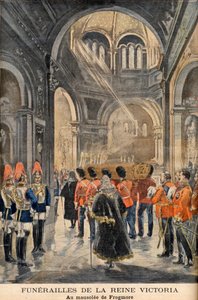 De begrafenis van koningin Victoria van Engeland in het Mausoleum van Frogmore in Windsor 2 februari