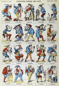 De illustere familie van de John - afbeelding van Epinal, Pellerin
