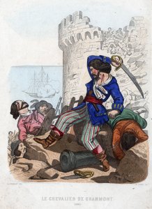 De ridder van Grammont, piraat uit de 17e eeuw door French School
