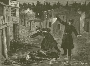 De laatste misdaad van Jack The Ripper door French School
