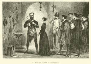 De moeder van Johannes Kepler en de beul door French School