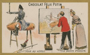 De historieschilder door French School