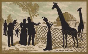 De drie giraffen door French School