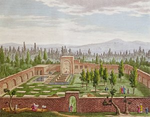 Het graf van de grote Perzische dichter Hafiz Shirazi in Shiraz
