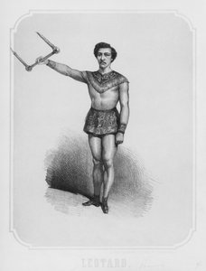 De trapezeartiest Jules Leotard, ca. 1860
