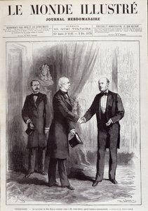 Het bezoek van Maarschalk Patrice van Mac Mahon aan President Jules Grevy. In 