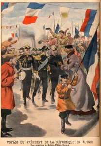 Het bezoek van president Loubet van Frankrijk aan Rusland door French School