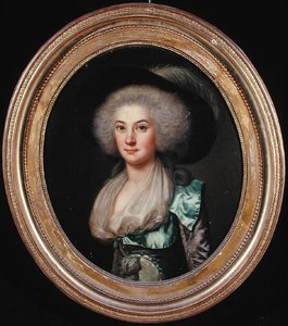De vrouw van Louis Charles Joseph de Vergennes door French School