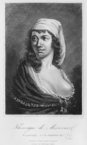 Theroigne de Mericourt, gegraveerd door Charles Devrits (19e eeuw) 1845