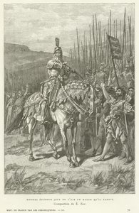 Thomas Epinhem gooide de stok die hij vasthield in de lucht
