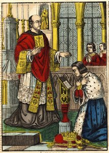 Thomas Helie, biechtvader van koning Saint Louis door French School