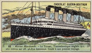 Titanic, Britse trans-Atlantische lijnboot door French School