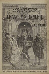Titelpagina illustratie voor Les Mysteres de la Franc-Maçonnerie Devoiles