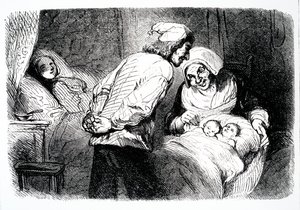 Titelpagina van Kleine Fadette door George Sands, 1852 door French School