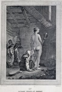 Toilet van de heks voor de sabbat - Frankrijk door French School