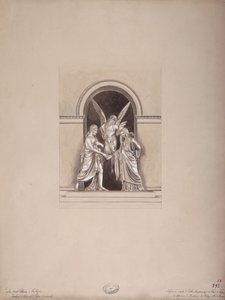 Graf van Felix en Elisa Baciocchi, San Petronio Basiliek, Bologna, ca. 1900-20 door French School